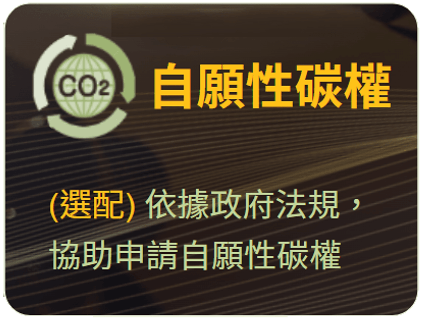 自願性碳權(選配)